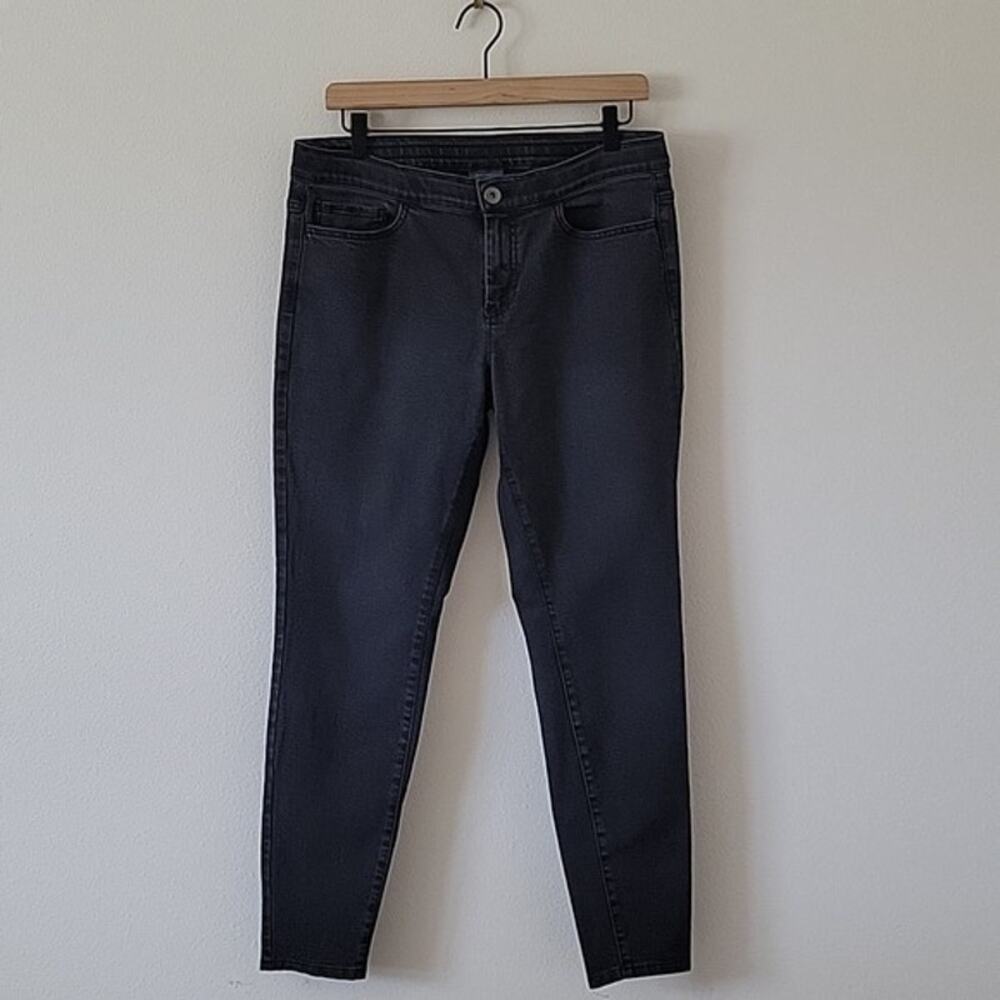 J.Jill Black 5 Pocket Denim Legging‎ Vintage Wash Size 10